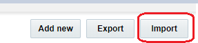 Configuration > Outbound Integration > Daily Extract. Import button is highlighted.